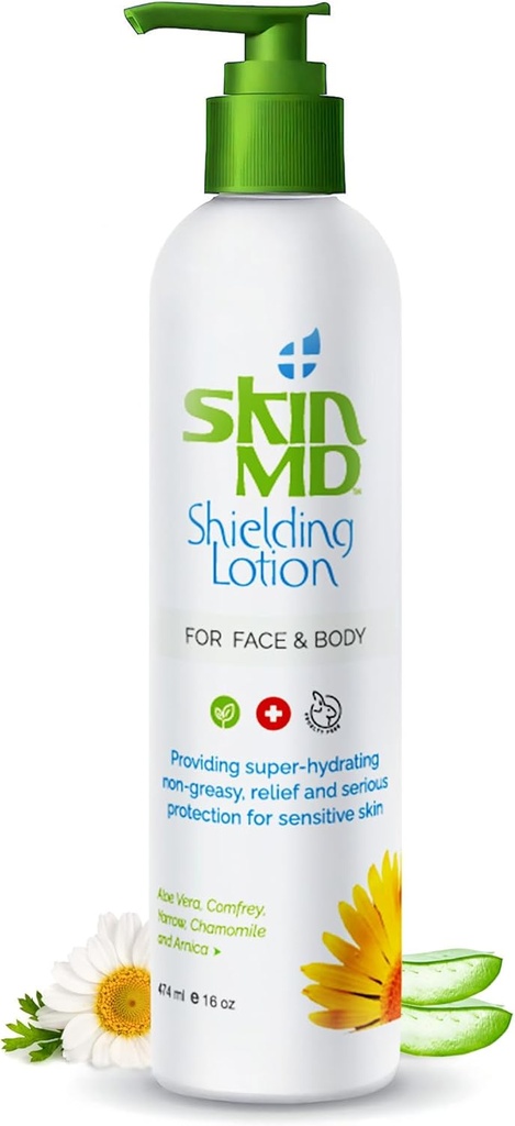 Skin MD Shielding Lotion - Hydrating Body Lotion for Sensitive Skin 