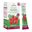 Swanson Simply Hydrate Electrolyte Powder Mix - Sugar-Free Drink Mix with 0 Calories - Convenient On-The-Go Hydration Powder - Advanced Electrolyte Drink Mix - Berry Blast Flavor - 30 Packets