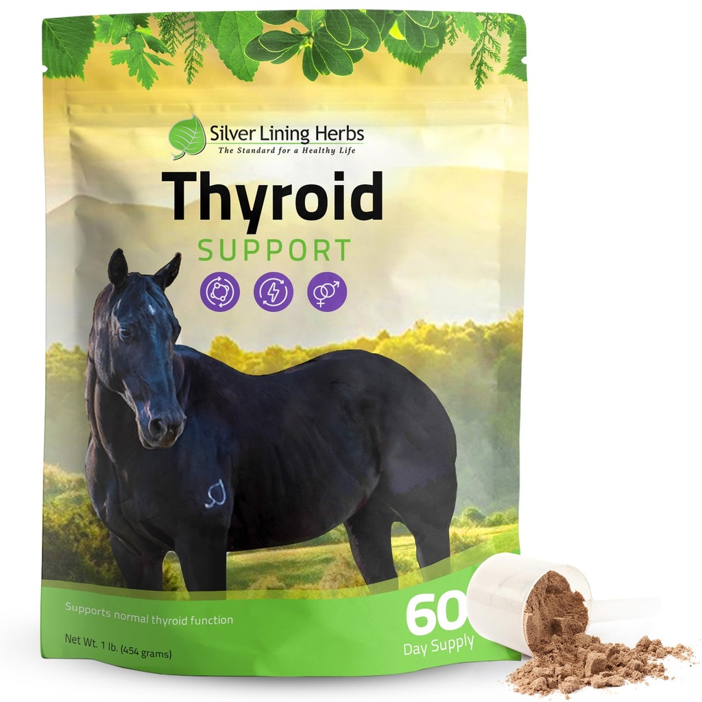 Silver Lining Herbs Schildklierdier Ondersteuning voor paarden 