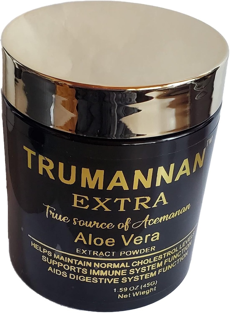 Aloe Vera Extract Powder 40 pour cent Acemannan Égal à 250 capsules Concentré non OGM 100 pour cent naturel casher végétalien