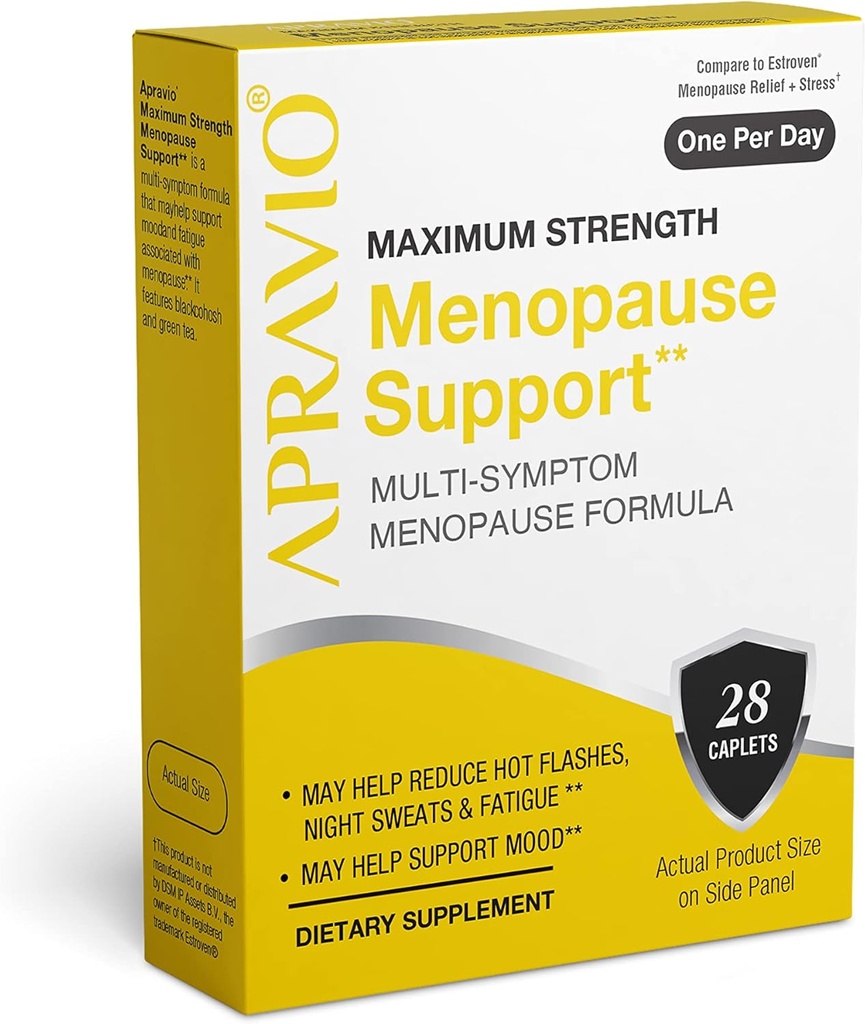 Menopauze ondersteuning, Menopauze hulp voor vrouwen, verminderen van hete flitsen, nachtzweet & Mood Swings, maximale sterkte hormoonbalans, 28ct