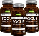 Igennus Focus - Nootrope met 200mg natuurlijke cafeïne, gemethyleerde B-vitaminen, L-theanine, Taurine, L-tyrosine, Clean Energy, Brain Booster & Cognitive Performance, Non Jittery, 180 Capsules