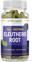 Full Spectrum Eleuthero Root Capsules - Siberische Ginseng - Boosts Physical Stamina & Mental Alertness - Ondersteuning Immune System - Enhanced Eleutheroside Profile - All Natural - 125 Vegan Capsules