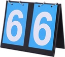 Portable Table Keeper, Easy Flip Indoor / Outdoor Score Counter Score System voor Tafeltennis Basketbal Voetbal Honkbal en Meer(2 Digit)