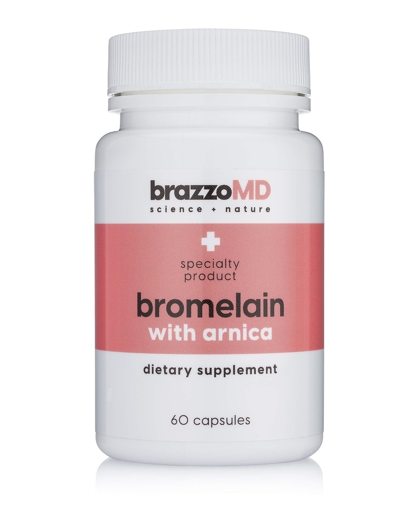 brazoMD Bromelain met Arnica - Dieetsupplement - 60 capsules