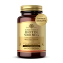 Solgar Biotin 5000 mcg - Ondersteunt gezonde huid, nagels en haar - Ondersteunt energieproductie en metabolisme - Vitamine B - Niet-GMO, Veganistisch, Glutenvrij - 180 Tel.