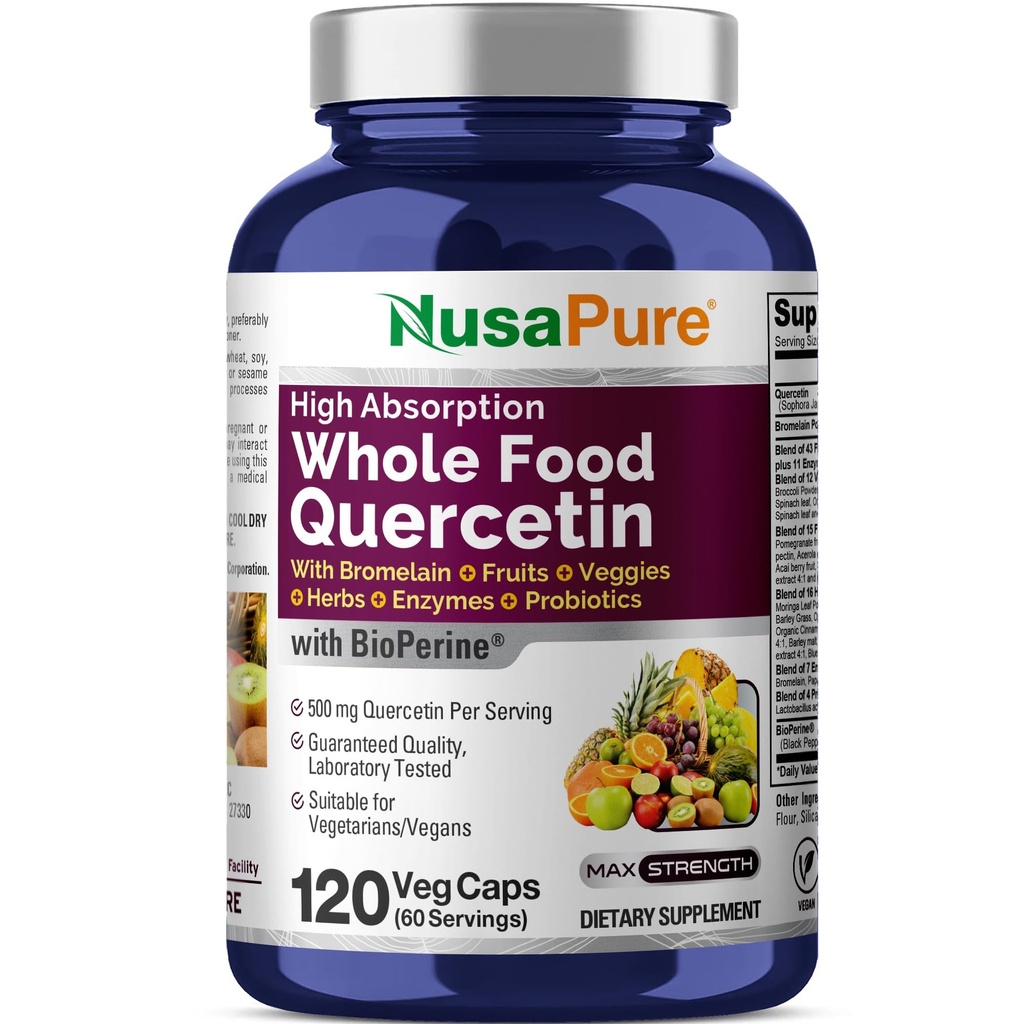 NusaPure Quercetine met bromelain 500mg 
