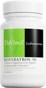 DAVINCI Labs Resveratrol-50 - Helpt ondersteuning immuunsysteem, botgezondheid en hartgezondheid met resveratrol* - Glutenvrije & vegetarisch - 60 capsules
