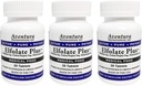 Plus® 3mg 3 Pack L-methylfolaat Methylfolaat Methylfolaat Medisch voedingssupplement Professionele sterkte Actieve Pure Potent 30 tabletten