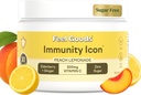 Feel Goods Immunity Icon, Zero Sugar, Vitamin C, A, B, D, E & Zink, Biologische Vlierbes, Ashwagandha, Drink Mix Powder, Vegan, Non GMO, Cafeïne & Gluten Gratis.