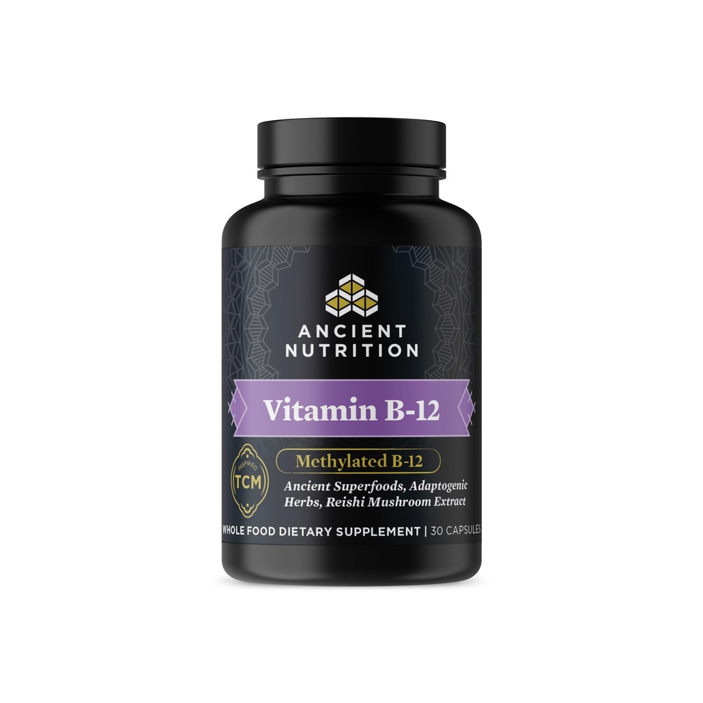 Ancient Nutrition Methylated Vitamin B12 Supplement, Supports Energy