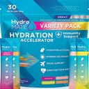 HydroMATE Electrolyte Powder Variety Pack Hydration Packets Lage suiker 30 Tel.