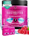KEY NUTRIËNTEN Multivitamine Elektrolyten Poeder Geen Suiker - Sappige Raspberry Electrolyte Poeder - Hydratatiepoeder - Geen Calorieën, Glutenvrije Keto Electrolytes Poeder - 90 Servers - Made in USA