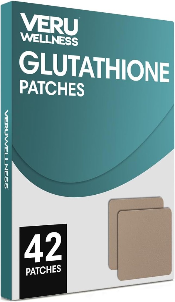 Veru Wellness Glutathione Plus Daily Patch - Zelfklevende Patch, 8-10 uur (42 dagen)