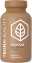 Terra Health Essentials NOOFOCOUS - Supplément de soutien au cerveau nootropique avec champignons adaptogènes, alpha-GPC, Gotu Kola, L-Theanine pour Focus & Memory - Tout naturel, 30 jours d'approvisionnement