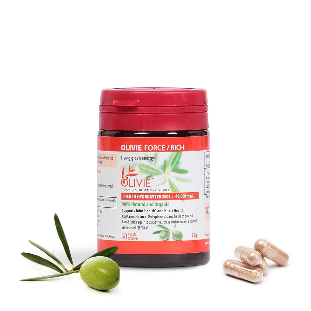 Organische Olive Leaf Extract Capsules Olivie Force/Rijk 