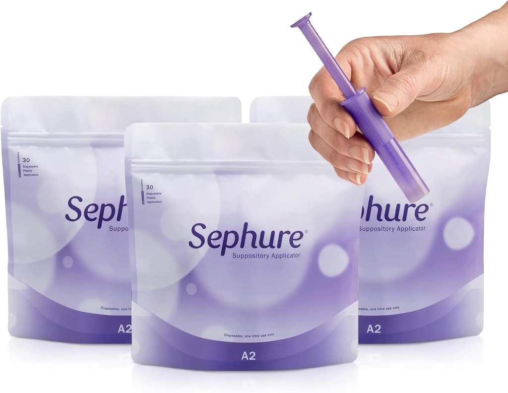 Eenvoudig te gebruiken Zetpil Applicator voor Vrouwen en Mannen, Wegwerpen Applicator voor Zetpil voor Constipatie van verschillende merken, 3-Pack, 30-Count, Maat A2