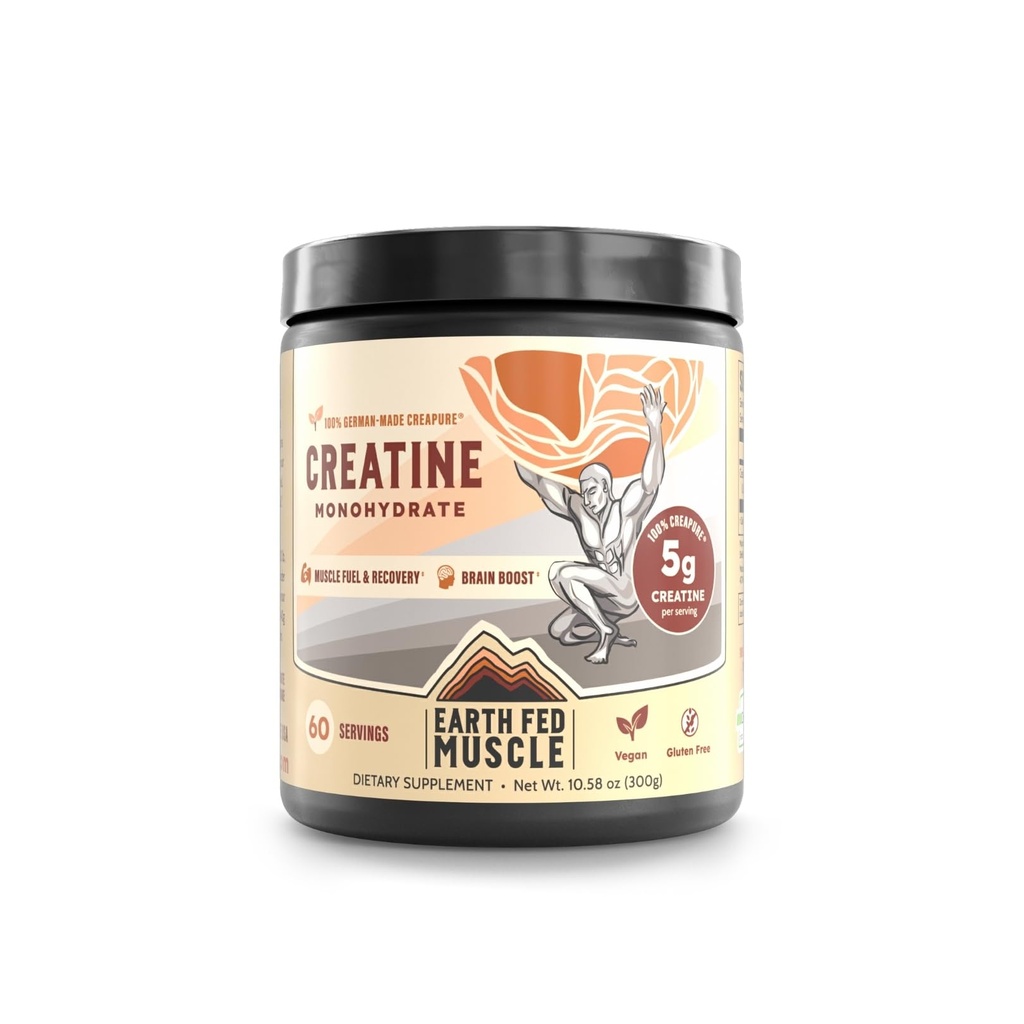 Earth Fed Muscle Transcend Creatine Monohydraat Poeder 