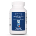 Groupe de recherche sur l'allergie Supplément acétyl-L-Carnitine 500mg - Métabolisme et soutien énergétique, ALC, acide amino de forme libre, capsules végétariennes - 100 Compte