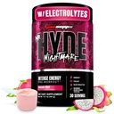 PROSUPPES M. Hyde Nightmare Pre Workout Powder with Caffeine & Beta Alanine - Preworkout for Intense Energy, Mental Focus & Performance - Suppléments Gym & Fitness (Dragon Fruit, 30 portions)