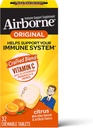 Comprimés à croquer d'agrumes (32 Nombre dans une boîte), supplément de soutien immunitaire sans gluten, avec vitamines A C E, ZINC, Sélénium, Echinacea & Ginger, antioxydants