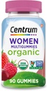 Centrum Vrouwen Biologische Multigummies Vrouwen Multivitamine Gummies Biologische Multivitamine voor Vrouwen met essentiële voedingsstoffen voor Immune Ondersteuning, Metabolisme, en Haar Huid en Nagels Vitaminen - 90 Ct