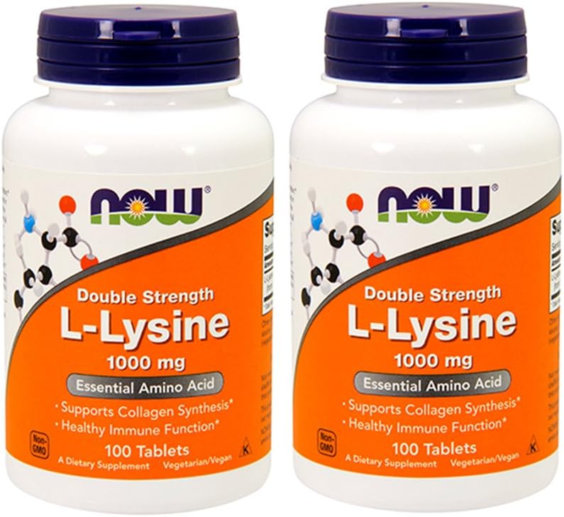 NOW Foods L-Lysine 1000mg, 100 tabletten (verpakking 2)