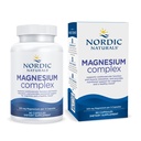 Nordic Naturals Magnésium Complex - 90 Capsules - 225 mg Magnésium, 1,9 mg Fer - Santé du cerveau et du coeur, humeur, énergie et relaxation musculaire - Non-OGM, végétalien - 30 portions