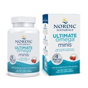 Nordic Naturals Ultimate Omega Minis, Strawberry Flavor - 60 Minis Soft Gels - 1120 mg Omega-3 - High-Potency Fish Oil Supplement - EPA & DHA - Promoot Brain & Heart Health - 30 Servings