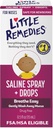 Little Remedies Saline Spray and Drops, Safe for Newborns, 0,5 fl oz
