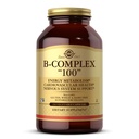 Solgar B-Complex "100", 250 Capsules végétales - Support du système nerveux - Soutien Métabolisme énergétique - Non-OGM, végétalien, sans gluten, sans laiterie, casher - 250 portions