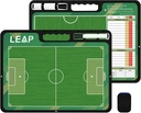 LEAP Coach Board Premium Tactical Clipboard Twee zijkanten met volledige & Half Court droog wissen Marker Board voor basketbal, honkbal, voetbal, voetbal, hockey