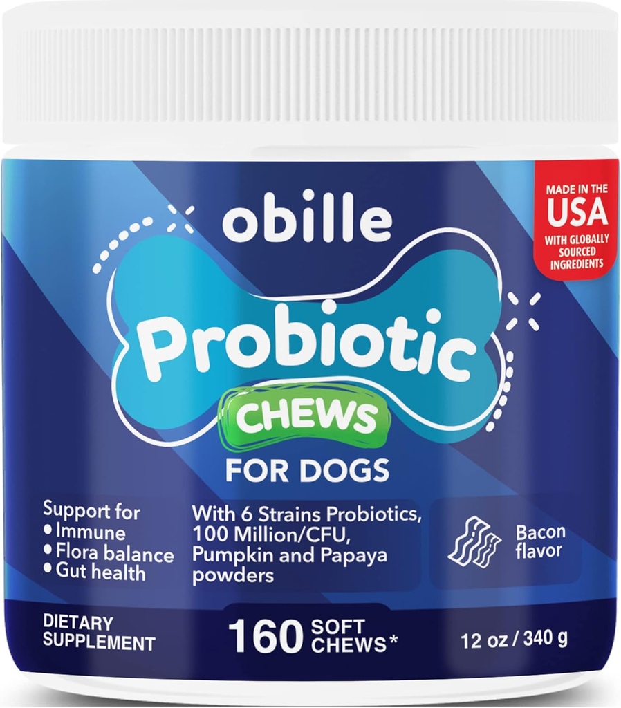 Probiotica voor honden 160 Kauwen 12 oz 