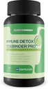 Immune Detox Toxibinder Pro - Detox & Immune Support Supplement - Help Expel Toxins - Natural Detox Cleanse - Psyllium, Vitamine C, Gember, Zink, Dandelion Root - Full Body Detox Immune Boost Ondersteuning
