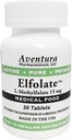 ELFOLATE® 15 mg L-methylfolaat Methylfolaat Methylfolaat Medisch voedingssupplement Professionele sterkte Active Pure Potent 30 tabletten