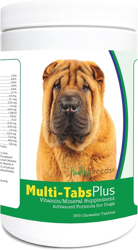 Gezond Ras Chinese Shar Pei Multi-Tabs Plus Kauwtabletten 365 Tellen
