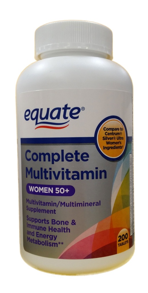 Equate - Volledige Ultra Women's Health, 200 tabletten