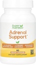 Super Nutrition Adrenal Ondersteuning met L-tyrosine, Rhodiola Extract, Ashwagandha Extract, en Eleuthero Extract, 60 Veggie Capsules