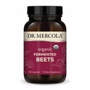 Dr. Mercola Organic Fermented Beets - Nitric Oxid Support - USDA Organic, Non-GMO, Glutenvrije & Sojavrije - 60 capsules