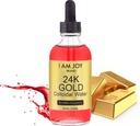 I Am Joy co. Liquid Colloidal Gold 24k 99.99% Pure 20ppm Ruby Red Water Based All Natural Electrolysis 4oz Glass Bottle