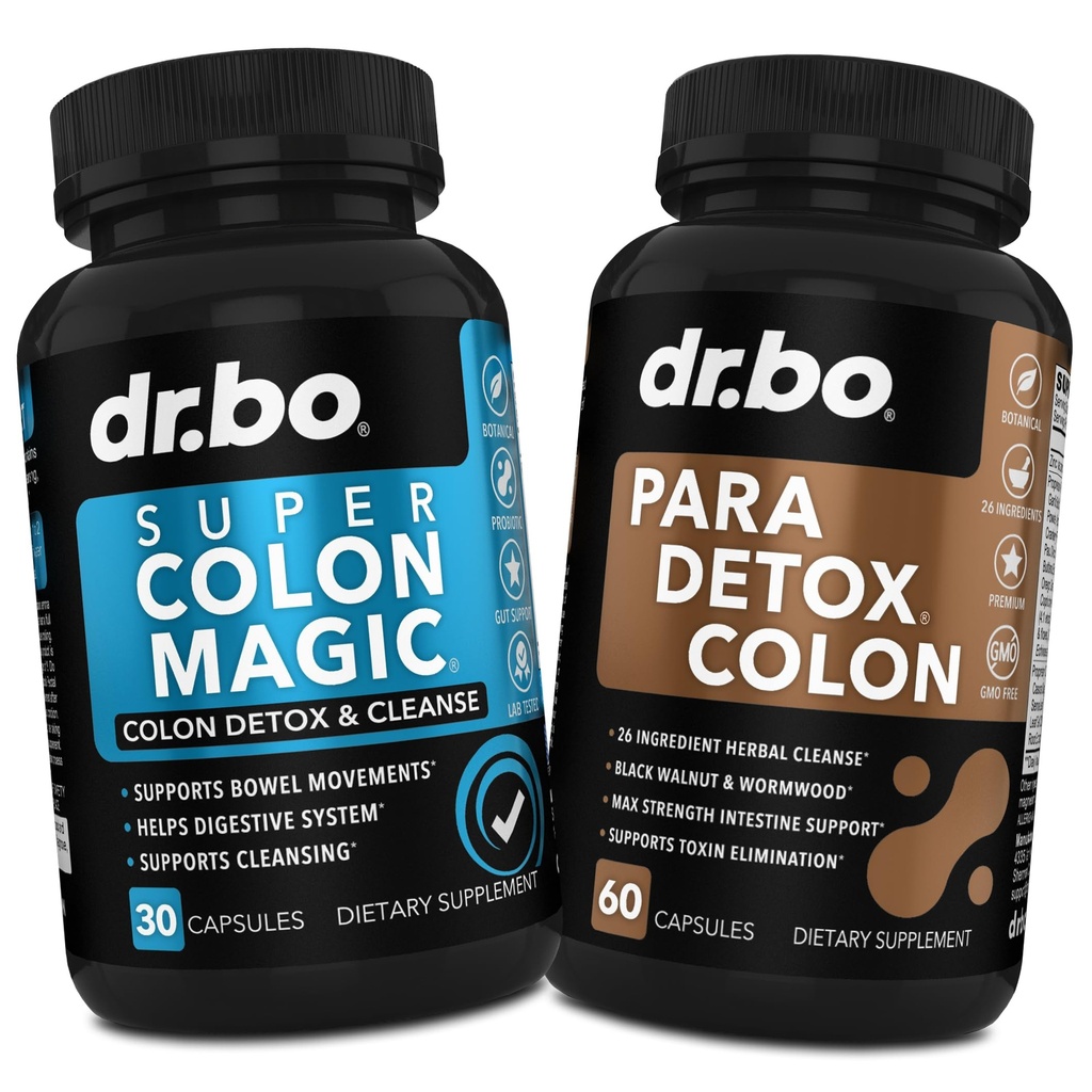 Colon Cleanser Detox & Body Cleanse - 15 dagen Colon reinigen pillen met Probiotic & Intestinal Guard Cleanser - Poop Bowel Movement Supplements for Intestinal Stomach Bloating Gut Loss Support