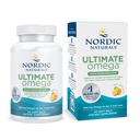 Nordic Naturals Plant based Ultimate Omega, Lemon Flavor - 60 Gels mous végétariens - 1210 mg Omega-3 - Vegan EPA et DHA - Supplément fabriqué à partir d'algues - Cerveau et soutien cardiaque - Non-OGM - 30 portions