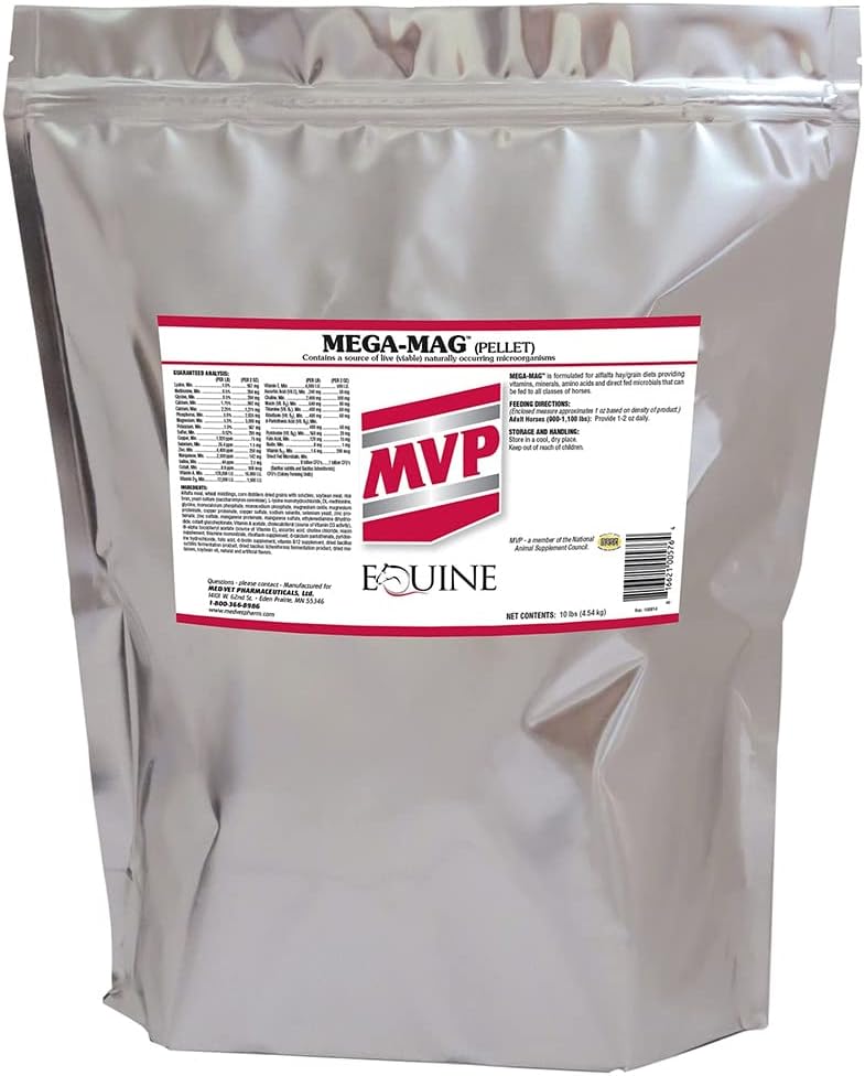 Mega-Mag (10lb) Balanced Multi Vitamine/Mineral Supplement for Alfalfa Hay Diets