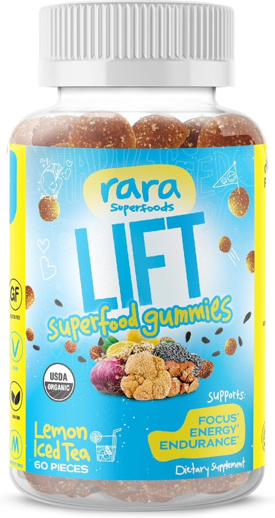 Lift Focus USDA Organic Certified Gummies 
