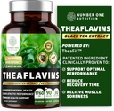 N1 Nutrition Premium Theaflavines Extrait de thé noir [40% Theaflavines] Powered by TheaFitTM to Support Exercise Performance and Reduce Recovery Time, 90 Veg Caps