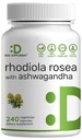 DEAL ›› Rhodiola Rosea met Ashwagandha, 240 Veggie Capsules Max Strength 10:1 Root Extract 