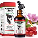Urinary Tract for Dogs, Dog Urinary Tract Infection Treatment with Cranberry Supports Urinary Tract & Bladder, Supports Kidney Stone & Dog UTI, Pet Supplement Cranberry Supplement for Dogs - 60 ml