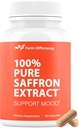 Saffron Supplementen 88.5mg - 100% Pure Saffron Extract Capsules - Mood, Eye, & Energy Support - Made in USA
