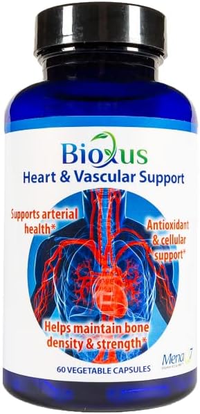 PotentSea Heart en Vascular Support Supplement, Vitamine K2, Vitamine D3, en Alpha Lipoic Acid, Cellular Support, Anti-Aging, Hart, Cognitive Health, 60 Veg Cap