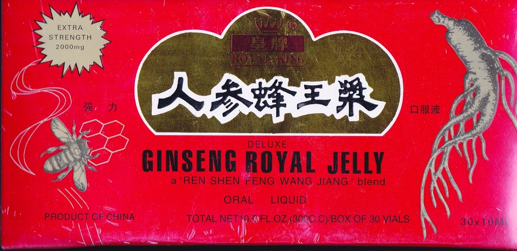GINSENG PRODUCTEN Ginseng & Royal Jelly in een honingbasis 30 injectieflacon, 0,02 Pond